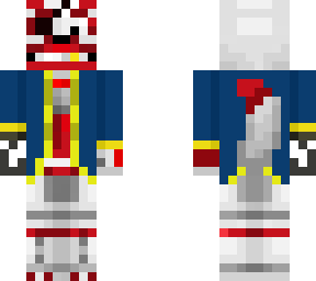 funtime foxy au with pirate coat