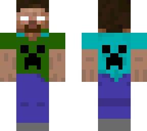 herobrine with creeper