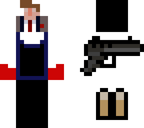 krunker skin (war bullet gun ammo vest cool pro shooter rpg pog)