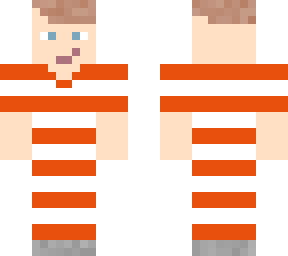 prisoner (orange and white)