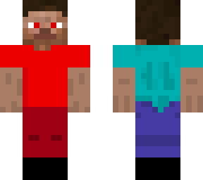 red for front blue for back