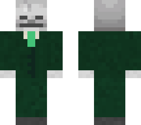 skeleton- green suit