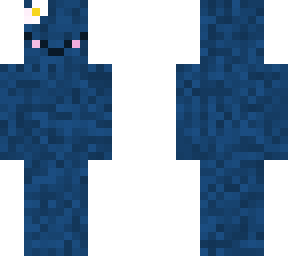 blue blob character flower version