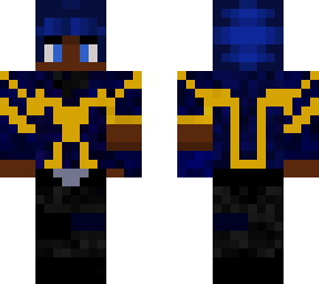 blue clothes dude