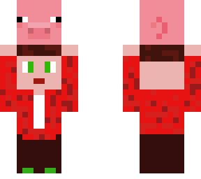 boy holding pig