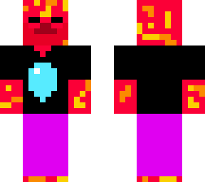 dropk12 my lava mincraft skin
