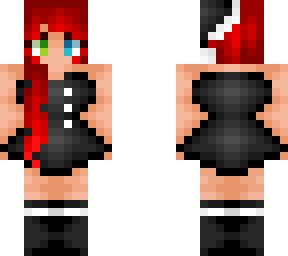 mimi ~ big dress redhead w/ hat