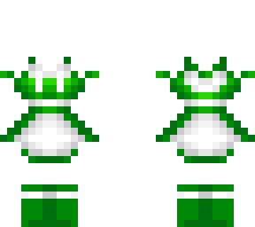 ob - green maid dress