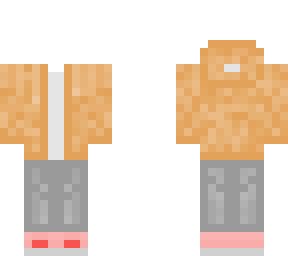 orange hoodie. (template)