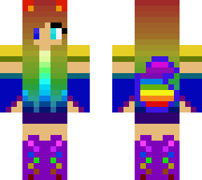rainbow wolf