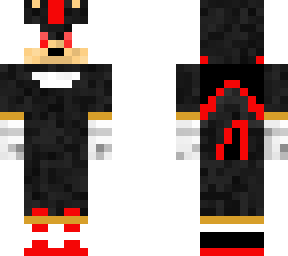 shadow the hedgehog | Minecraft Skins