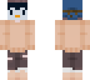 wilbur in a penguin mask