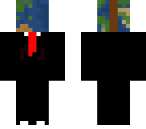 globe man in suit