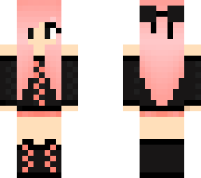 pink girl with bow