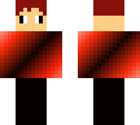 Red Gradient Boy | Minecraft Skin