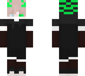 -. green outfit.-