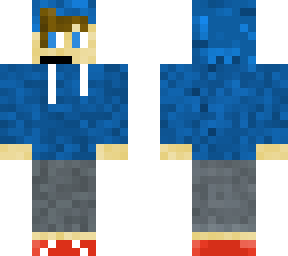 blue hoodie kid