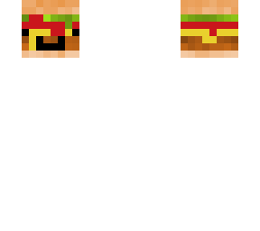 burger head with eyes