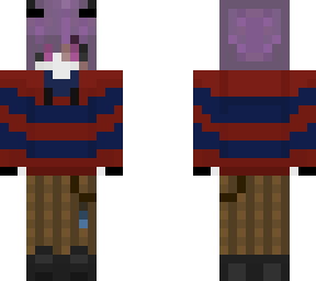 endo blue and red sweater