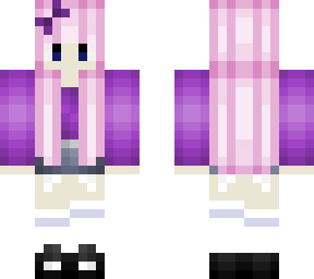 girl with pink hair