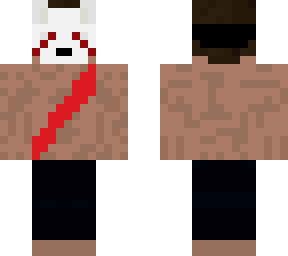 herobrine with scars + mask