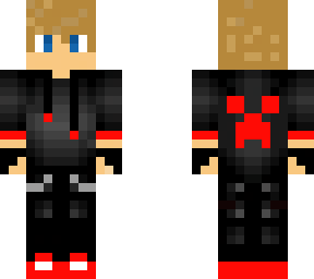 male red and black hoodie skin!