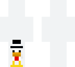 tiny chicken with top hat
