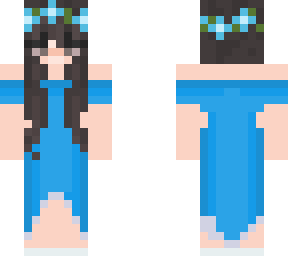 vestido celeste