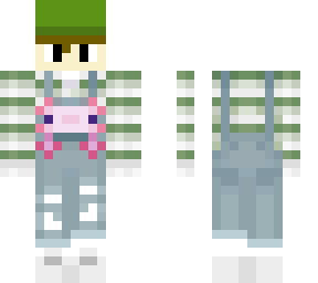 war head with axolotl overalls