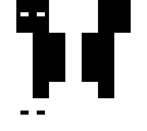 black and white