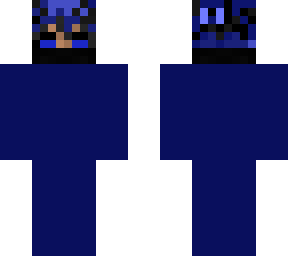 blue outfit