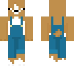 derpy corgi in overalls for chichennugget