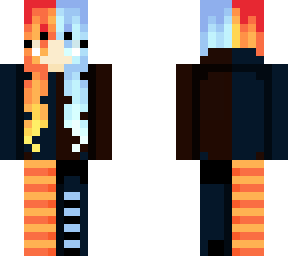 fire and ice gamer girl -- persona