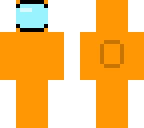 orange among us with egg