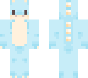 pastel blue dino