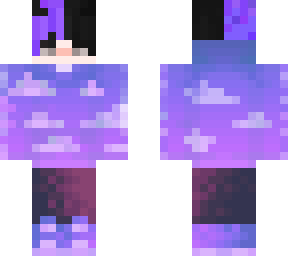 purple clouds skin