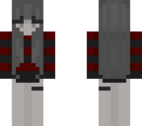 red and black stripped jumper