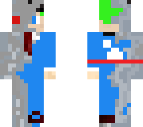 robotic blue men