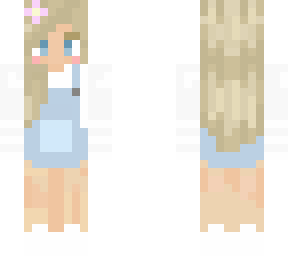 .+ cute girl with overalls +.