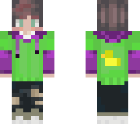 chill green hoodie w/purple (updated fixed version)