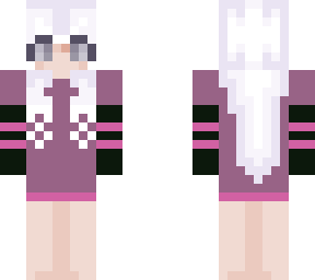 cute purple girl