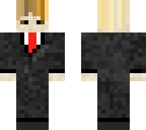 guy with black suit