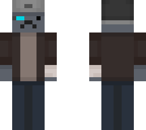 my yt channel's skin (waflegoat)