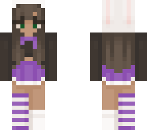 purple bunny girl