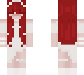 red hair wedding dress