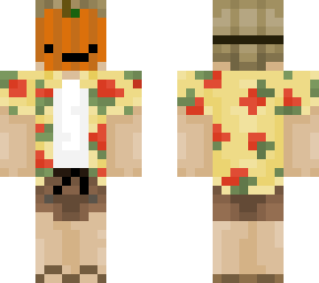 summertime pumpkin mask