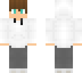 white hoddie boy