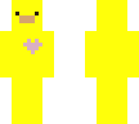 duck with a heart