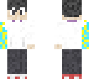 kamijou touma (sky blue, lemon yellow)