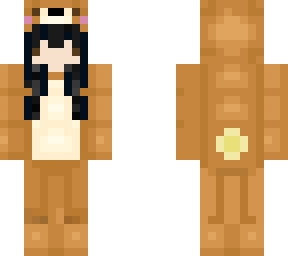 bear skin black hair